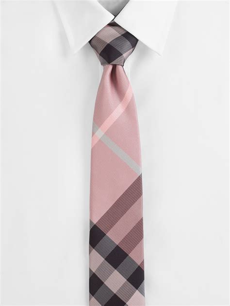 pink burberry tie|Burberry tie for men.